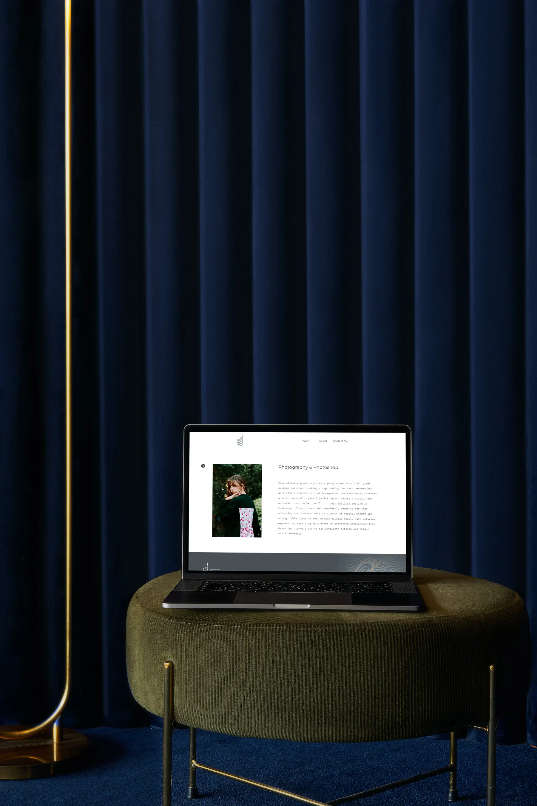 Autumn Leaf website mockup
