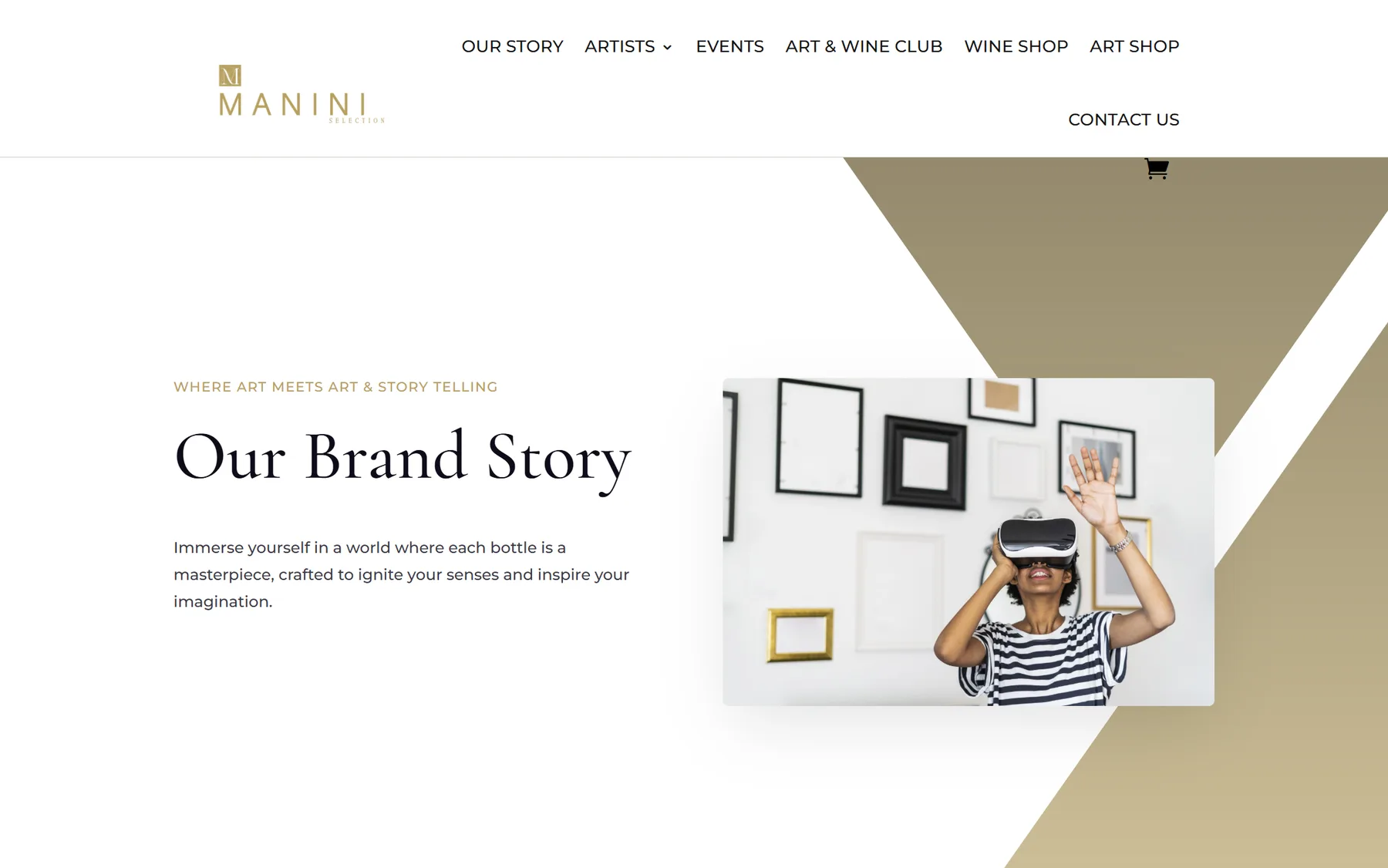 Our Brand Story page