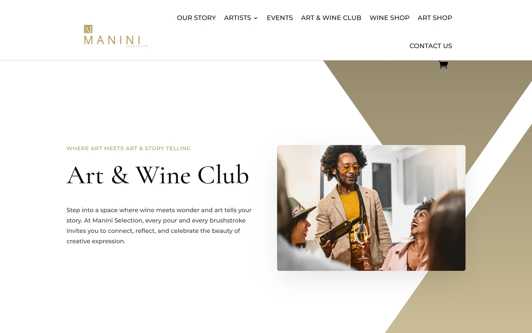 Art & Wine Club page
